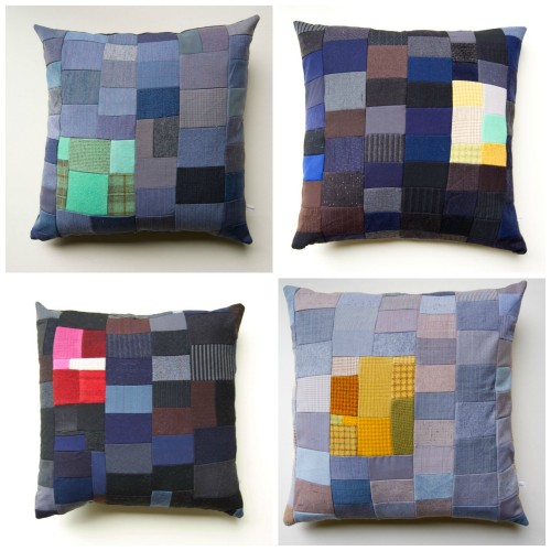Salesman Swatch pillows by Wise Craft Handmade